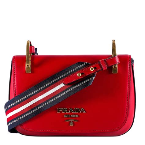 strap prada bag|Prada bag with colorful strap.